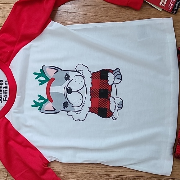 CUDDL DUDS JAMMIES FOR FAMILIES GIRLS 2 PIECE HOLIDAY PAJAMAS SIZE SMALL 6/6X - Picture 3 of 11